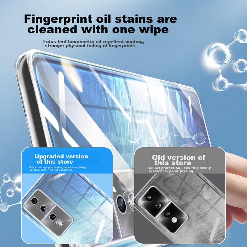 Phone Case for Honor 80GT, for Huawei Honor 80GT, Full Lens Protection, Simple Skin-Friendly Transparent Soft, Fingerprint-Resistant Back Cover
