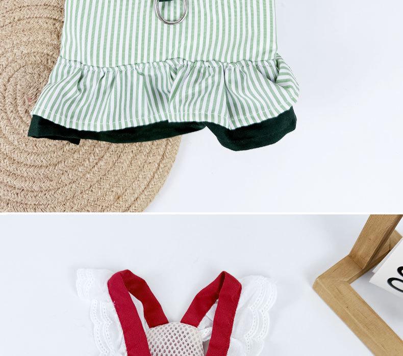 Pet Harness Skirt & Leash Set for Small Dogs - Fits Teddy, Bichon, Pomeranian