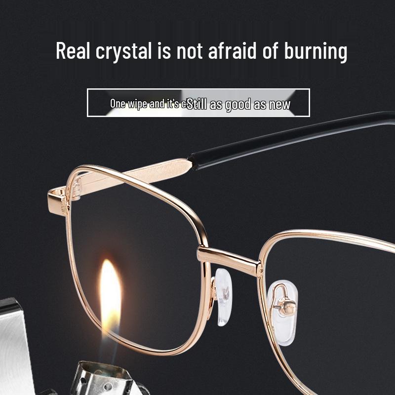 Popular Donghai Crystal Glass HD Anti-Fatigue Eye Protection Reading Glasses