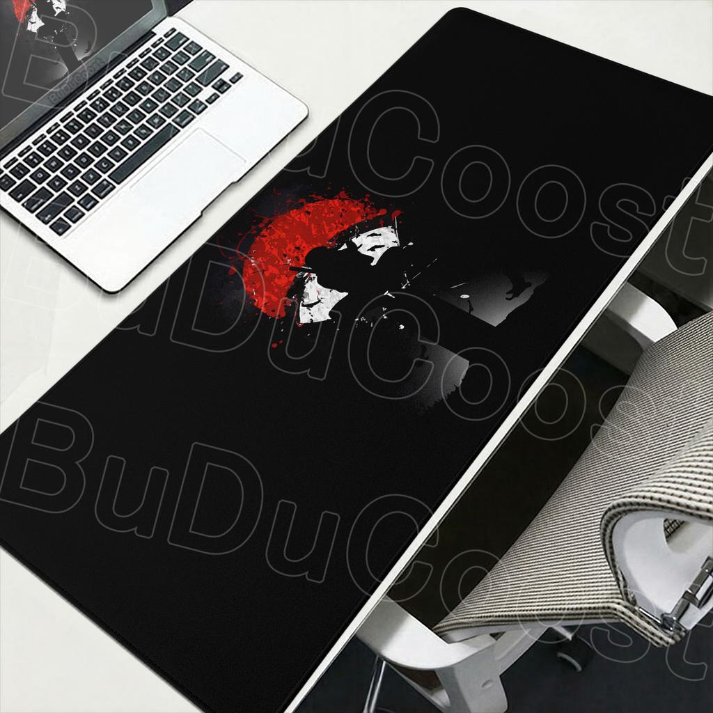 Uzumaki Naruto And Uchiha Sasuke Anime Mouse Pad Large Computer Gamer Lock Edge Thicken Keyboard XXL Laptop Office Long Desk Mat