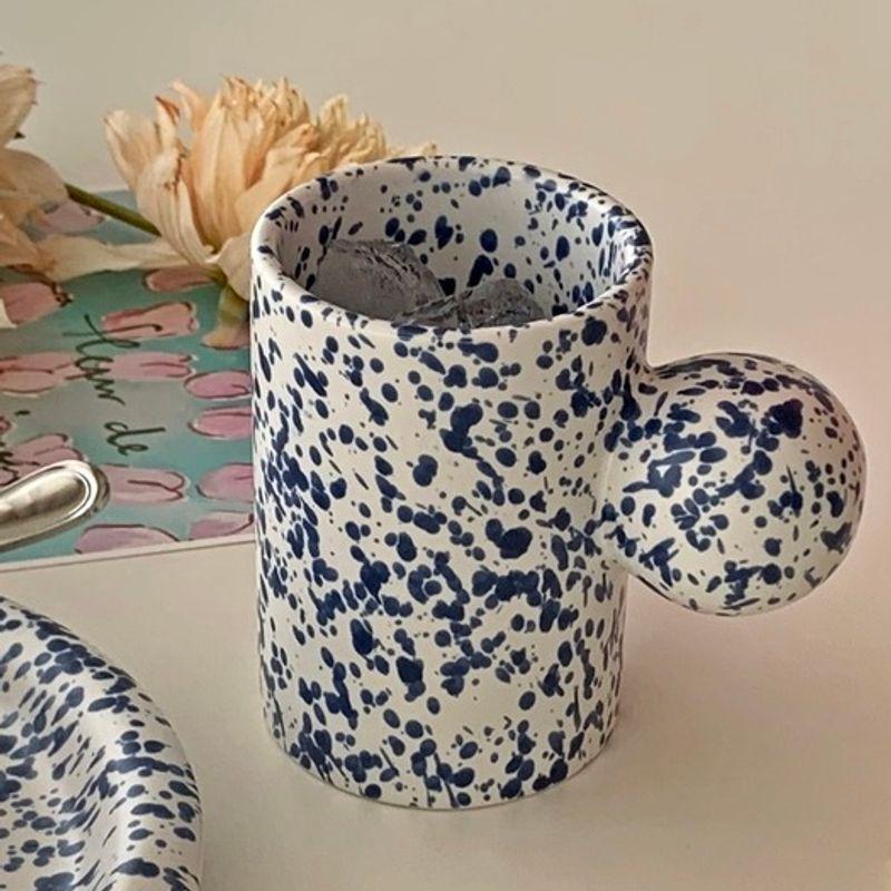 Elegante Tisch-Marmor-Punkt-Spritzer-Tasse 4 Farben (Matte Kaffeetasse Geschenk für Frischvermählte)