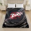 The Clash Print Flannel Blanket Cozy Lightweight Plush Throw Blanket For Bed Sofa Household Use