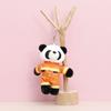 Police Traffic Fire Protection Rabbit Bear Panda Plush Keychain Animal Gift Toy