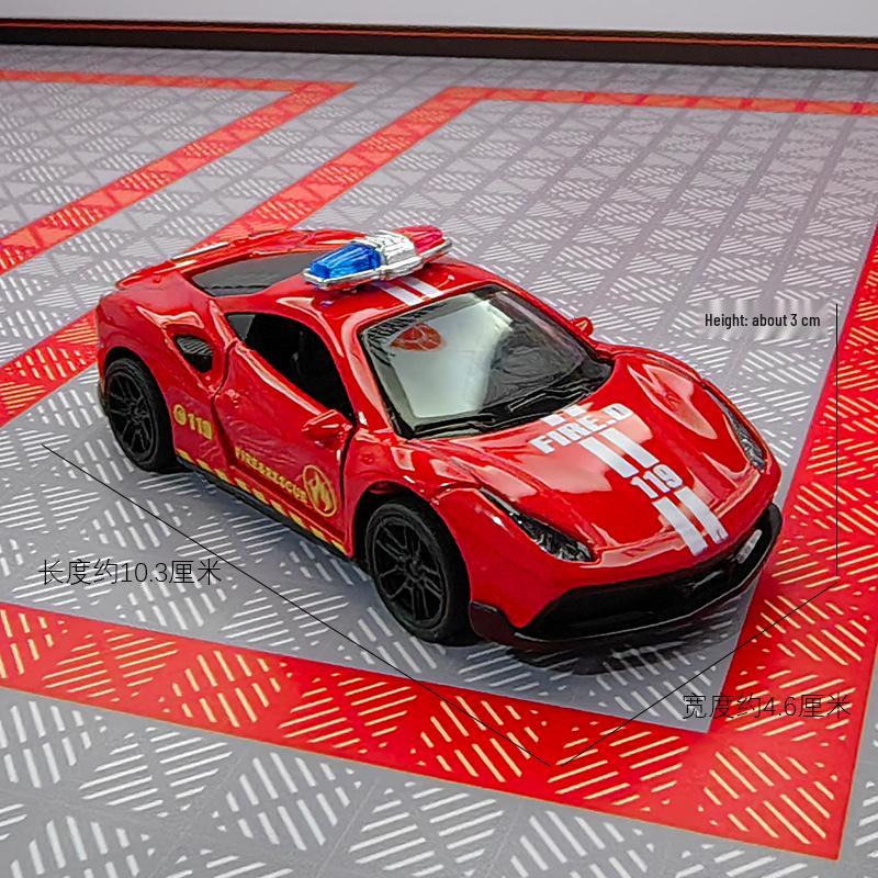 1:43 Alloy Pull-Back Sports Car Toy Figurine for Kids - Claw Machine Gashapon Gift.