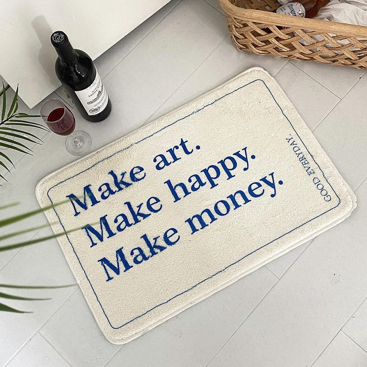 

Плюшевый дверной коврик, водопоглощающий, нескользящий, креативный коврик для ванной комнаты, мягкий кашемировый коврик для ванной 40*60cm