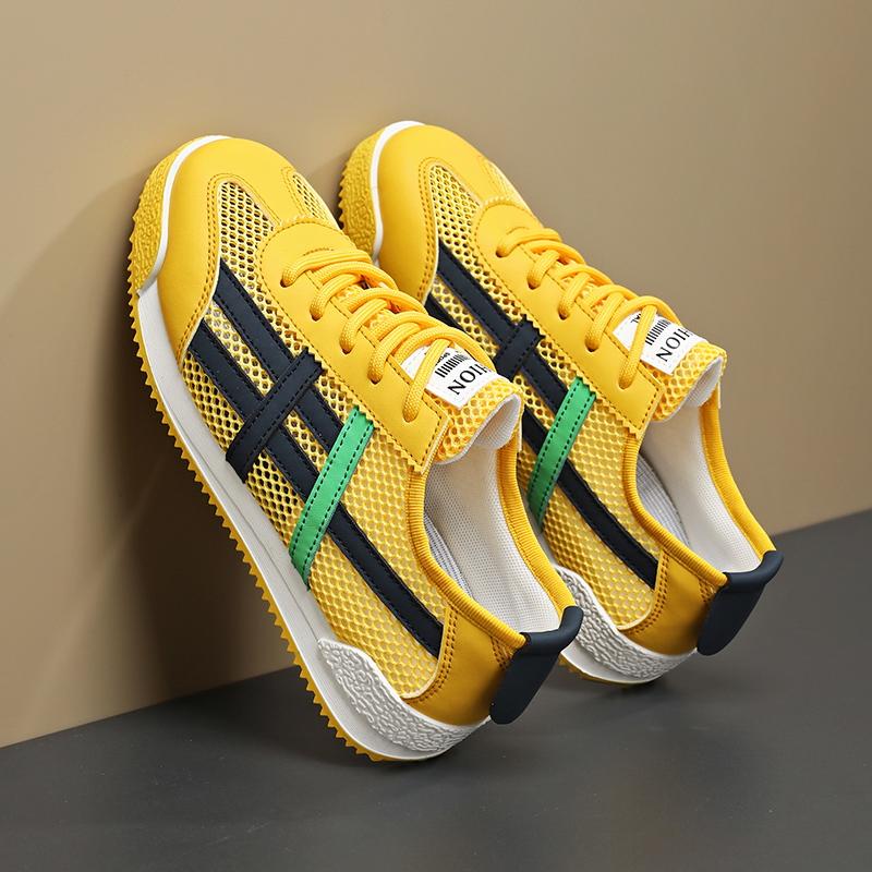 MCTIN Dámské ležérní tenisky Patchwork Smíšené barvy Šněrovací Boty s kulatou špičkou Dámské baleríny Ručně vyráběné Pánské boty