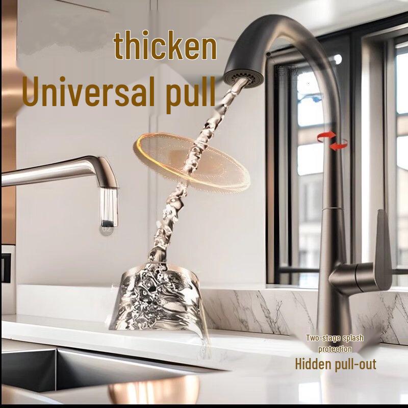 MDNG Pull-Out Hot & Cold Kitchen Sink Faucet