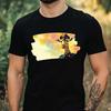 T-Shirt Herren Giraffe als Polizist Motiv Baumwolle Größe XS bis 5XL
