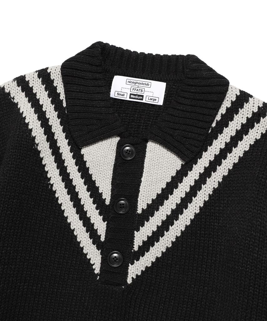 NICEGHOSTCLUB Ffats Sailor Pk Knit_Black(Ng2Efuk640A)