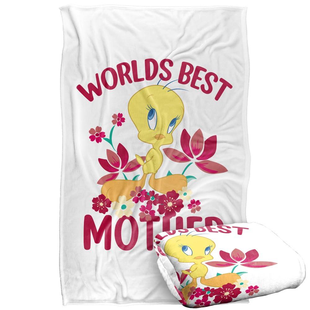 Looney Tunes Tweety Worlds Best Mom Mothers Day Blanket