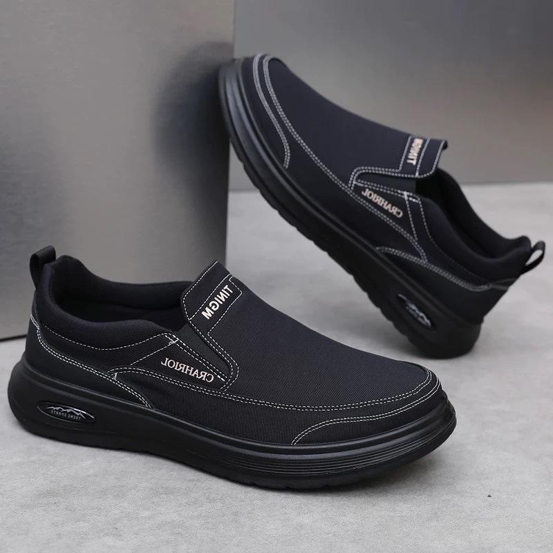 Hy Men's Shoes Old ******* Cloth Shoes ****** and Autumn Men's Dad Breathable Non-slip S**t-soled Pedals Men's Casual Shoes Canvas