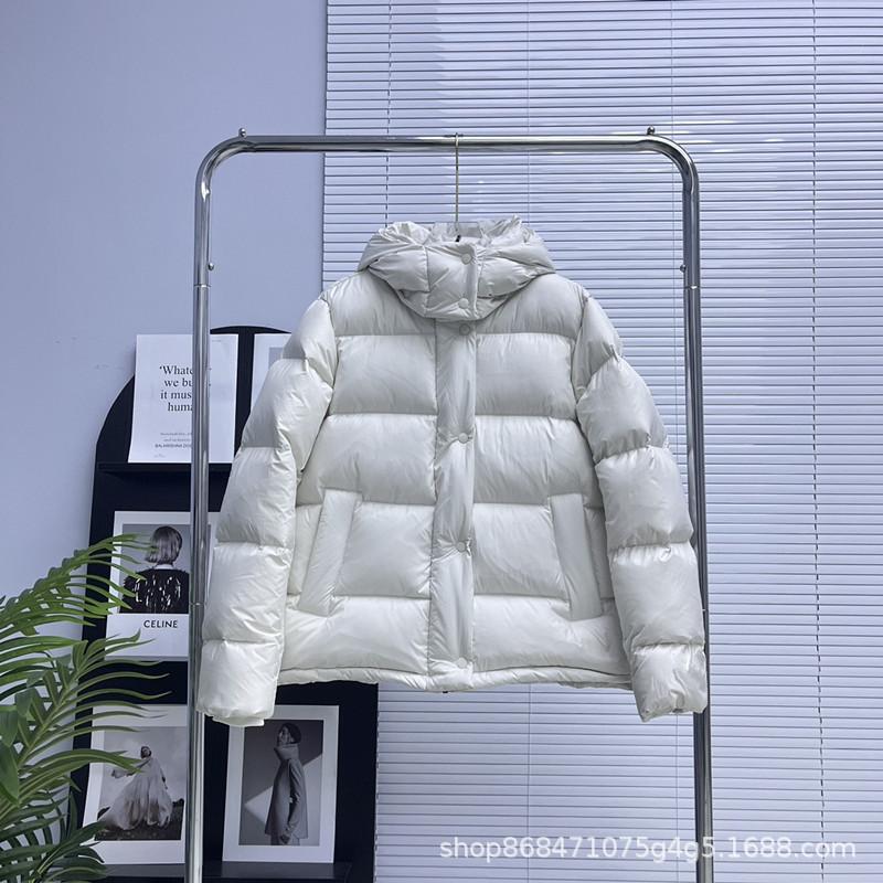 High version Lulu down jacket five-grid bread jacket short four-grid cloud three-grid puff men's and women's jacket