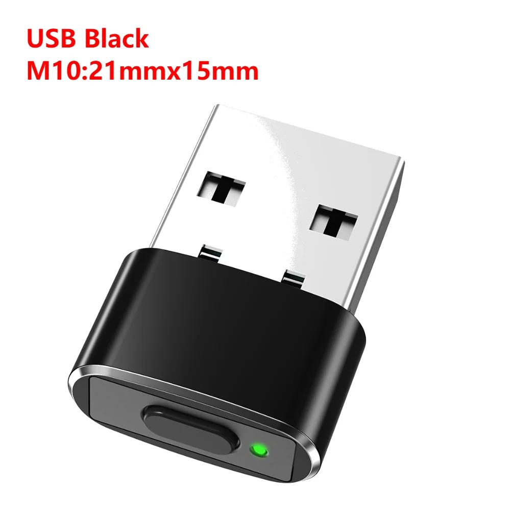 USB/Type-C Mini Automatic Mouse Jiggler Undetectable Automatic Mouse Shaker 3 Jiggle Modes Mouse Mover Device for Laptop Desktop