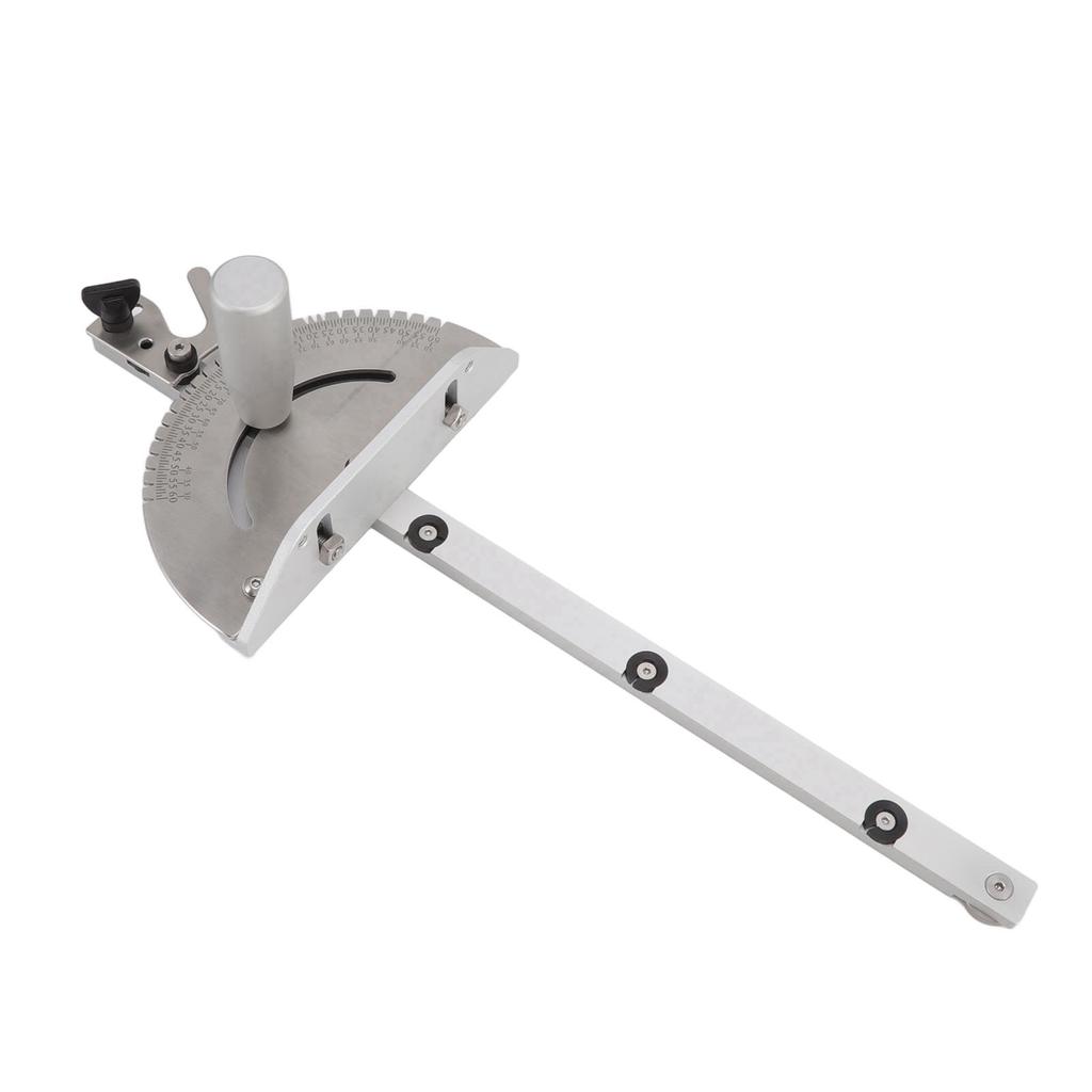 Miter Gauge Wear Resistant Aluminum High Accuracy Table Saw Miter Gauge for Woodworking