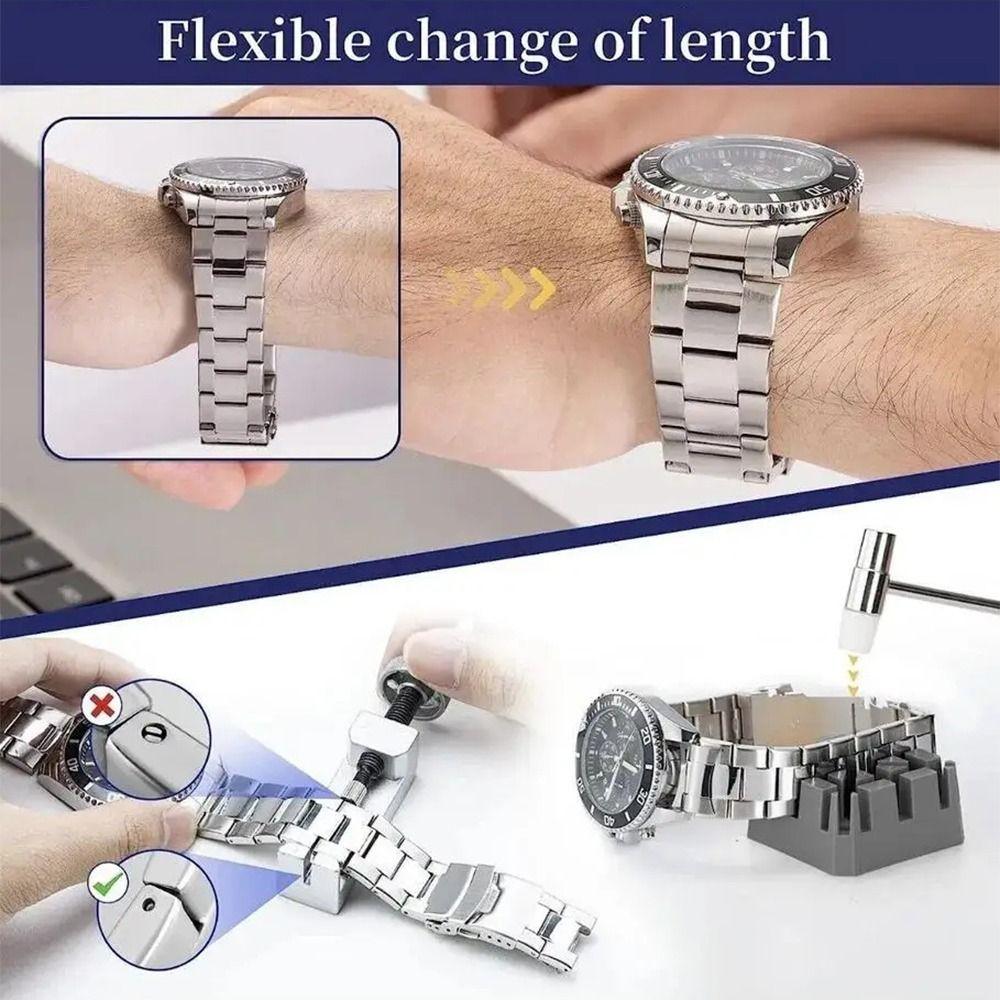 147Pcs/Set Durable Watch Strap Band Link Pin Plier Precise Watchband Removal Tool  Spring Bar Tool