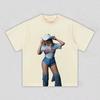 Beyonc Renaissance Tour Graphic T Shirt Unisex Unisex Futuristic Stage Cotton Short Sleeve Streetwear Tee