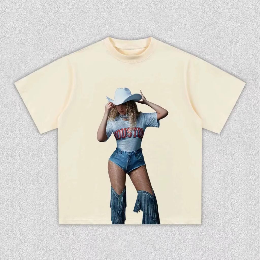 Beyonc Renaissance Tour Graphic T Shirt Unisex Unisex Futuristic Stage Cotton Short Sleeve Streetwear Tee