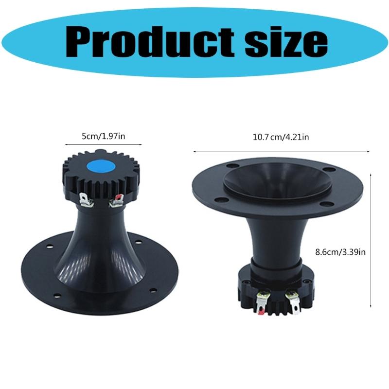25W 25Core Titaniums Film Neodymium Speaker 4inch 107MM Sound Column Tweeter Swallow Guide Waterproof 1.8K-18KHz