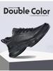 Men's Casual Lace-Up Cowhide Sneakers - Breathable, Lightweight, All-Season Fashion Dad Shoes