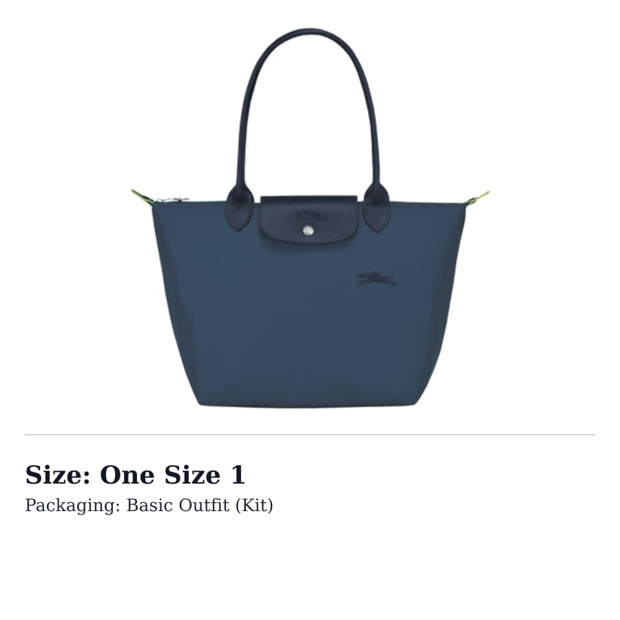 Longchamp Le Pliage Schultertasche aus Rindsleder Damen Dunkelblau 2605919P57