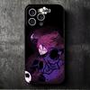 Blaue L-Locks Chigiri Hyoma Weiche Handyhülle für iPhone 16 16E 17 Air 15 Pro Max 14 Plus 13 Mini 11 12 7 Schwarze Hülle Rückschale