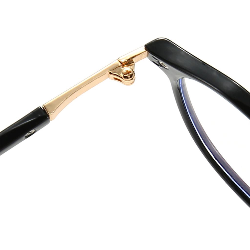 High Quality A pair of pc myopia glasses with high face value and plain glasses frame flat mirror retro myopia glasses online celebrity frame
