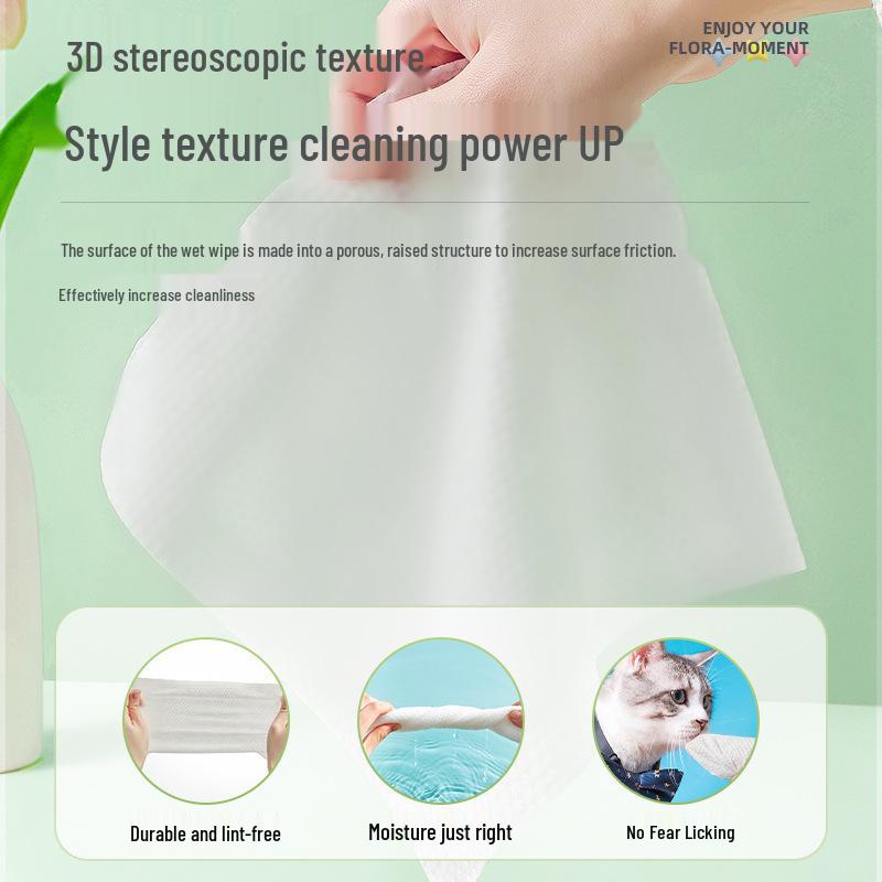 Augen- und Pfoten-Deo-Tücher ohne Ausspülen für Hunde und Katzen