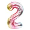 Hot Selling 40 Inch Aluminum Film Balloons Gold Silver Number Balloon for Wedding Party Birthday Decoration