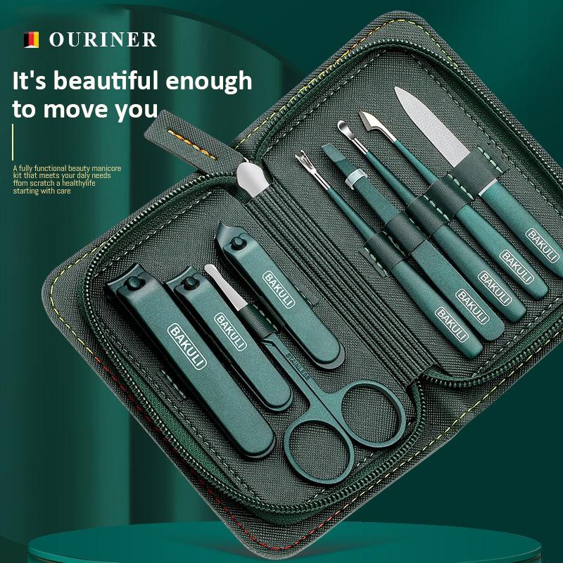 2025 New Manicure Set Pedicure Sets Nail Clipper Stainless Steel Professional Nail Cutter Tools with Travel Case Kit