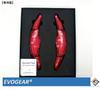 EVOGEAR External Honda Dedicated Paddle Shift Cover Paddle Shift Extension CR-V CIVIC Accord Spiria Odyssey Acura CDX RDX (Red Carbon)
