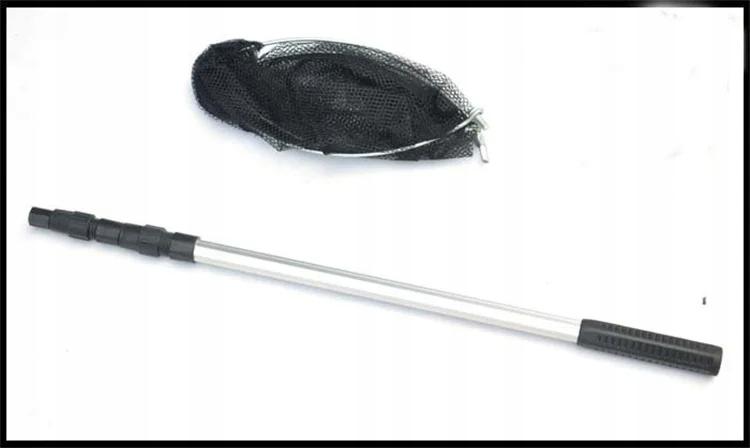 Fishing Landing Net Long Aluminum Telescopic Round 210X40 Cm