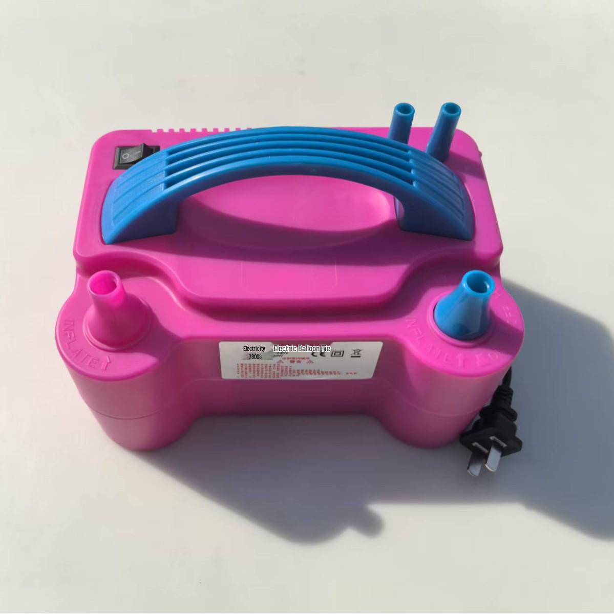 Rechargeable Dual-Hole Balloon Inflator Pump
