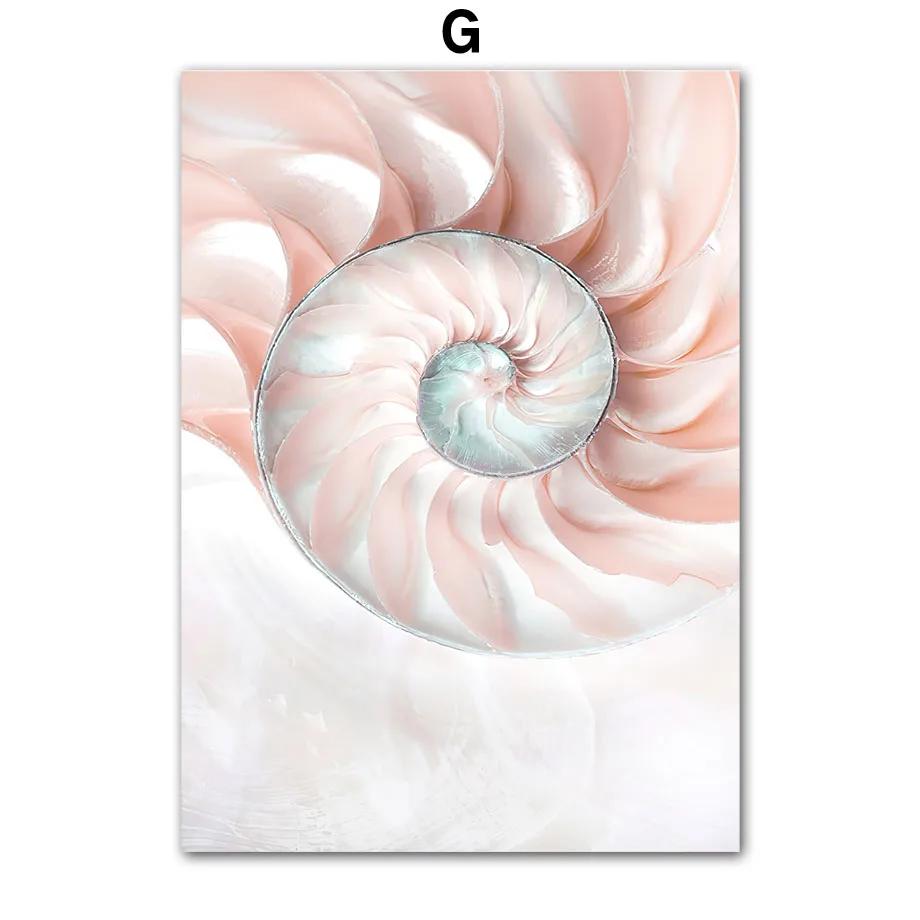 Canvas Painting Summer Pink Sunny Bridge Beach Conch Line Girl Posters And Prints Nordic Wall Art Pictures Living Room Decor