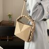 Exclusive Square Shoulder Bag for Women Monochromatic Triangular PU Versatile Design New Style Fashion High Quality