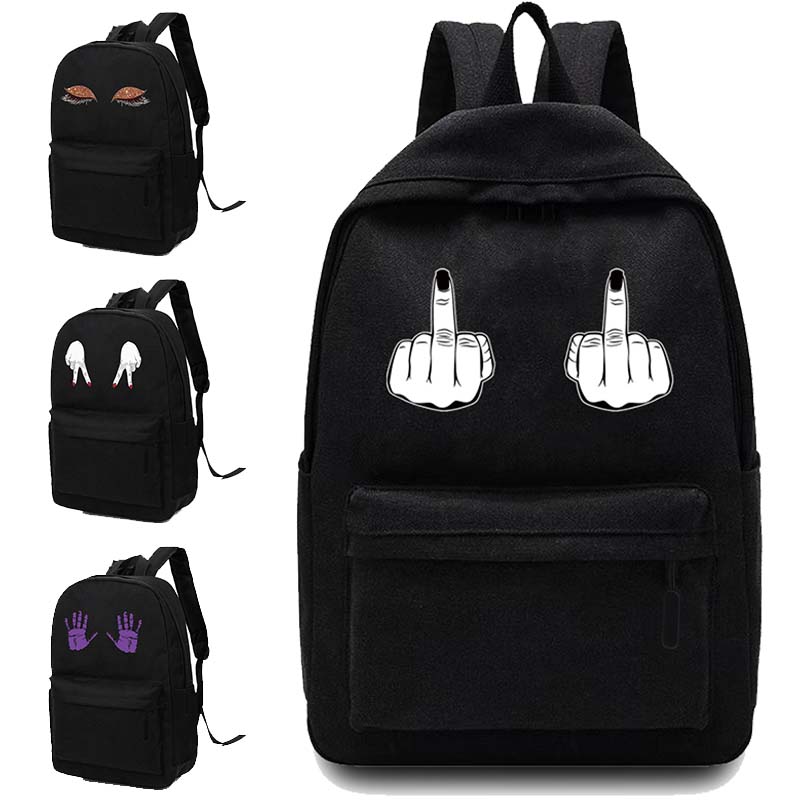 Women Shoulders School Bag Canvas Unisex Backpacks Sport Bag Chest Pattern Printed Casual Backpack Designer Laptop Backpack