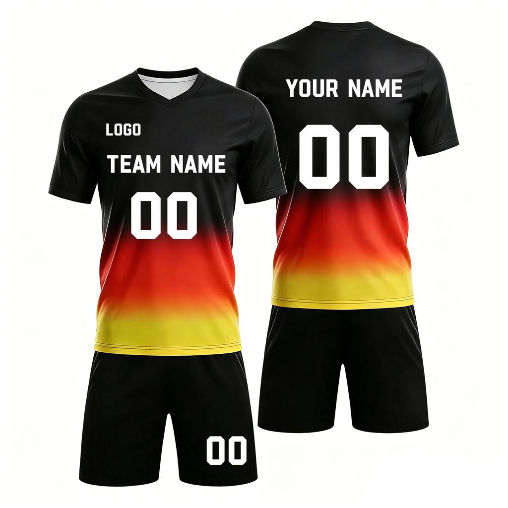 Personalised Shirts Kit Mens Girls With Name Number Custom Football Jerseys For Boys Training Suit