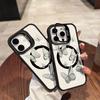 Advanced Butterfly Acrylic hard shell For iPhone16pro 15ProMax 11 12 13pro 14 Plus Multi functional lens phone holder phone case