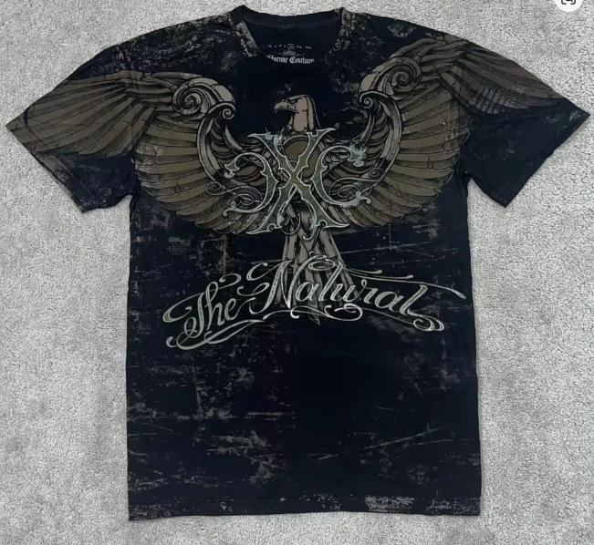Cross-border new gothic unisex T-shirt top, short-sleeve T-shirt, Y2K trendy brand skull top, short-sleeve