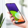 Case for Samsung Galaxy A22 / M22 4G / LTE, Silicone Lite, black