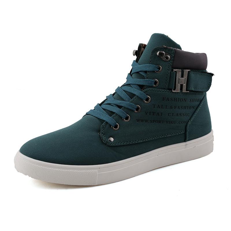 Men's shoes High-top shoes Board shoes Autumn and winter cloth shoes Men's casual shoes Martin boots Large size boots