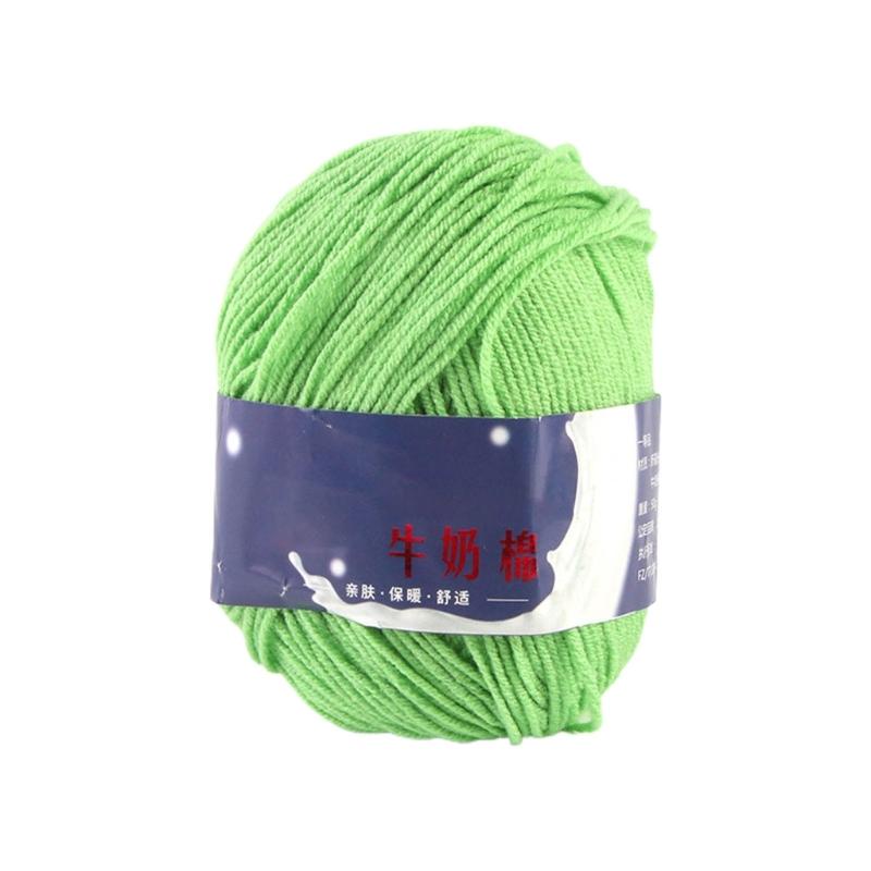 DIY Knitting Yarn Cotton Yarn Cream Hand Washable Knitted Yarn Easy To Store