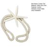Curtain Tiebacks with Starfish Ties Thickened Cotton Shape Decorative Curtain Linen Rope Holders