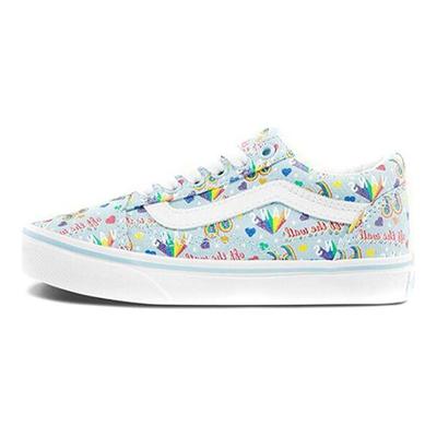 Old Skool Low Top Kids Skate Shoes Rainbow Kids Sneakers VN000W9T9EI