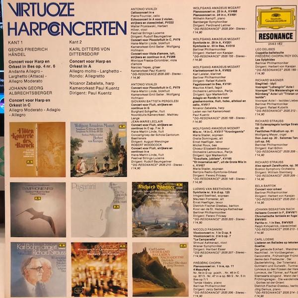 

LP Record GEORG FRIEDRICH HNDEL JOHANN GEO Virtuoze Harpconcerten 2563182 Deutsche Grammo Netherland Classical Used