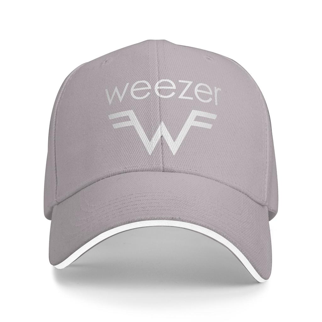 Berretto da Baseball Weezer Unisex-Adolescenti Stampa Hip Hop Cappelli Estivi Stile di Strada Kpop Rock Protezione Solare Snapback