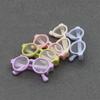 1Pcs Glasses For Mini Cotton Dolls Plastic Glasses Plush Doll Sunglasses Decoration Candy Colored Glasses Doll Accessories