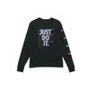 Nike T Shirts Men's Black Crew Neck Moderate Straight Fit DB6189-010
