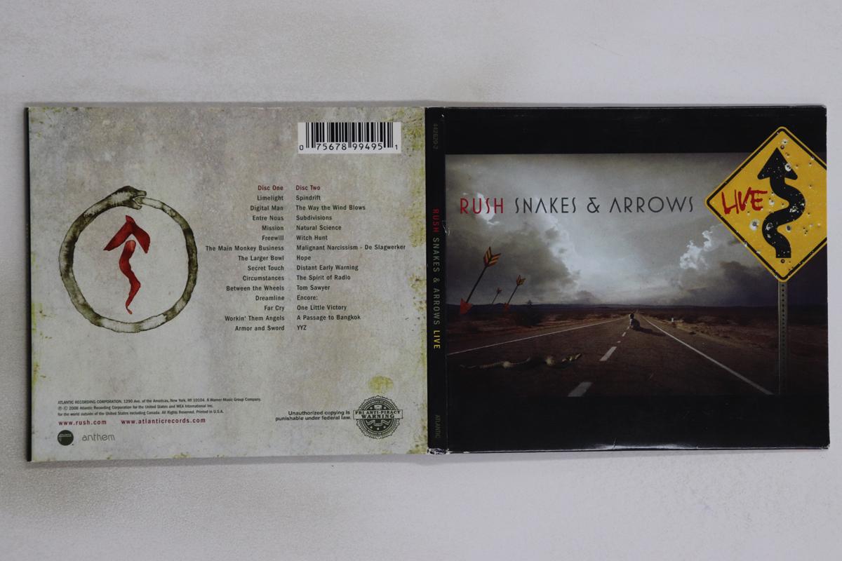 

CD RUSH - Snakes & Arrows Live 4426202 ATLANTIC 2008 US Rock Used