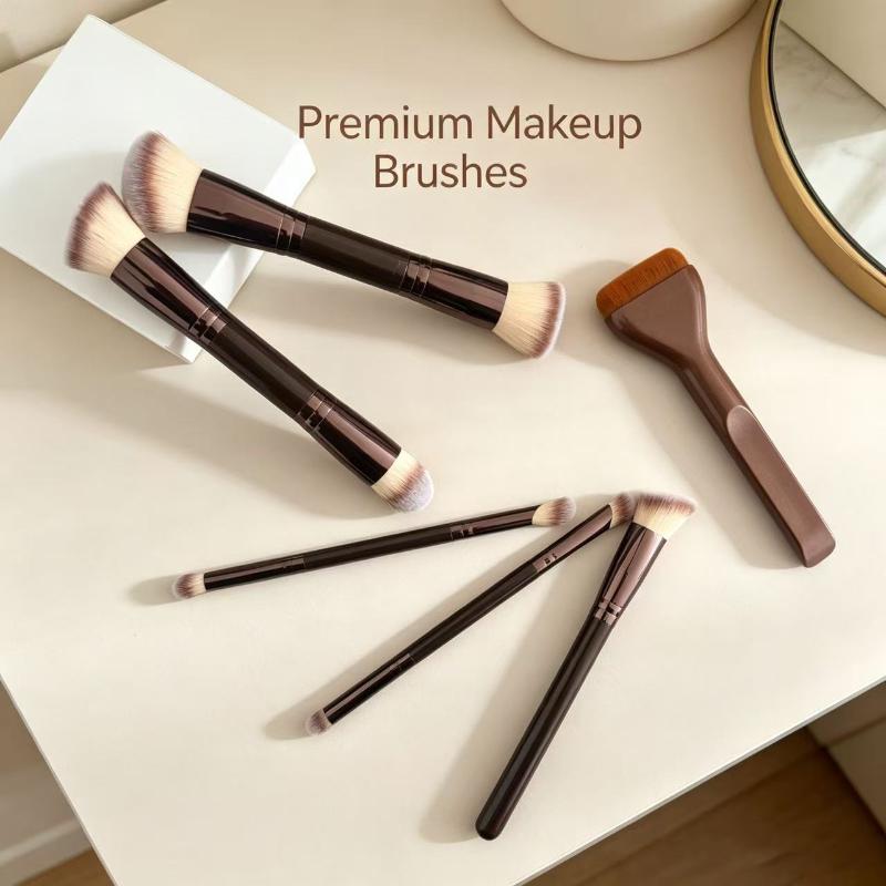 4/5/6/ks Profesionální sada štětců na make-up Přenosná cestovní oboustranná multifunkční sada kosmetických nástrojů Štětec na make-up Štětec na tvářenku