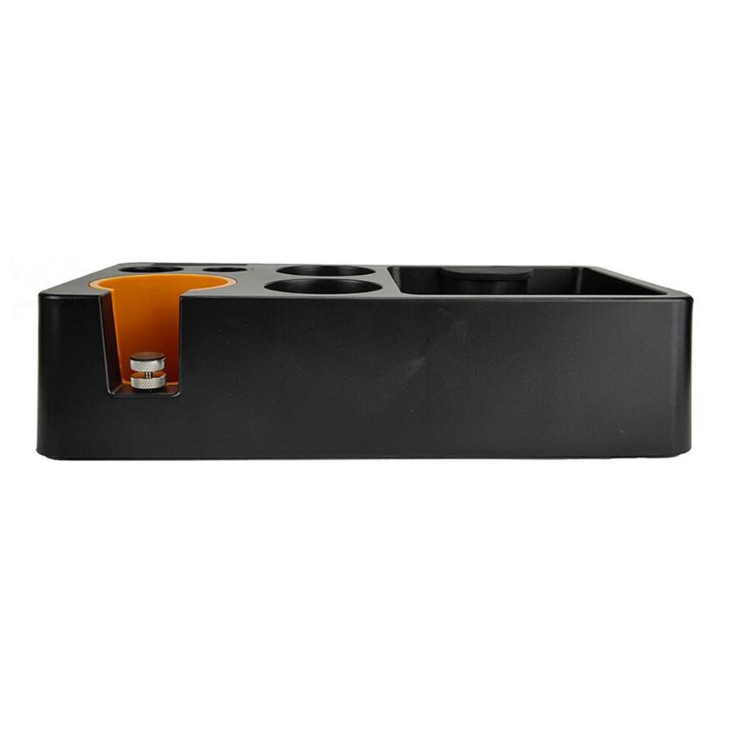 Espresso Knock Box Accessories Organizer Box, Portafilter Holder Tamper Station for